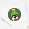MARVIN THE MARTIAN™ Pout Classic Round Sticker