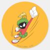 MARVIN_THE_MARTIAN™_Punch_Classic_Round_Sticker_1 MARVIN THE MARTIAN™ Punch Classic Round Sticker