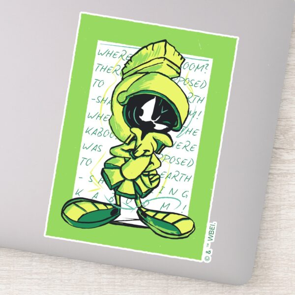 MARVIN_THE_MARTIAN™_Quote_Sketch_Sticker_1 MARVIN THE MARTIAN™ Quote Sketch Sticker