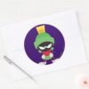 MARVIN_THE_MARTIAN™_Ready_to_Attack_Classic_Round_Sticker_3 MARVIN THE MARTIAN™ Ready To Attack Classic Round Sticker