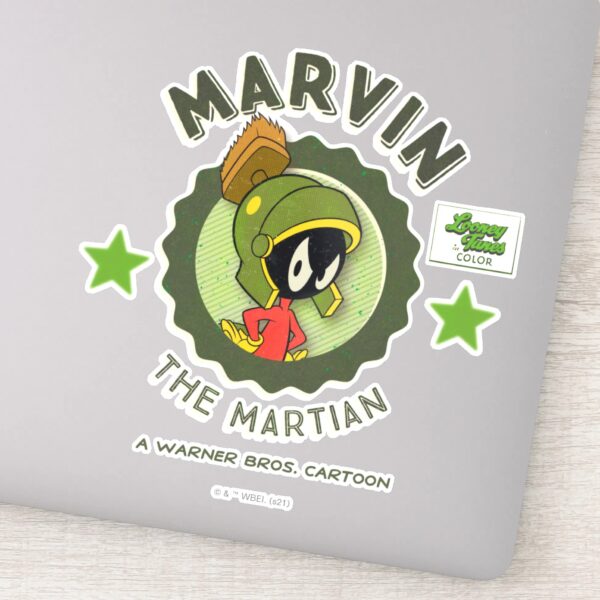 MARVIN_THE_MARTIAN™_Retro_Lobby_Card_Sticker_1 MARVIN THE MARTIAN™ Retro Lobby Card Sticker