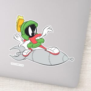 MARVIN THE MARTIAN™ Riding Rocket Sticker