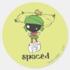 MARVIN_THE_MARTIAN™_Spaced_Classic_Round_Sticker_1 MARVIN THE MARTIAN™ Spaced Classic Round Sticker