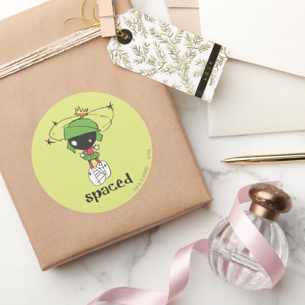 MARVIN_THE_MARTIAN™_Spaced_Classic_Round_Sticker_5 MARVIN THE MARTIAN™ Spaced Classic Round Sticker