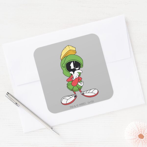 MARVIN_THE_MARTIAN™_Thinking_Square_Sticker_3 MARVIN THE MARTIAN™ Thinking Square Sticker