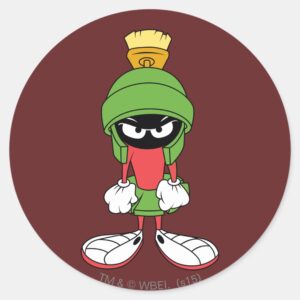 MARVIN_THE_MARTIAN™_Upset_Classic_Round_Sticker_1 MARVIN THE MARTIAN™ Upset Classic Round Sticker