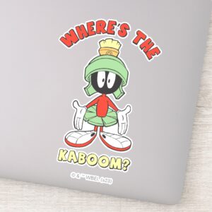 MARVIN THE MARTIAN™ Wheres The Kaboom Sticker