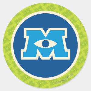 M Circle Logo Classic Round Sticker