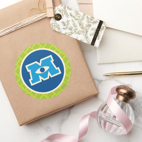 M_Circle_Logo_Classic_Round_Sticker_5 M Circle Logo Classic Round Sticker