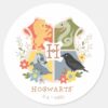 Magical_Blooms_HOGWARTS™_Crest_Classic_Round_Sticker_1 Magical Blooms HOGWARTS™ Crest Classic Round Sticker