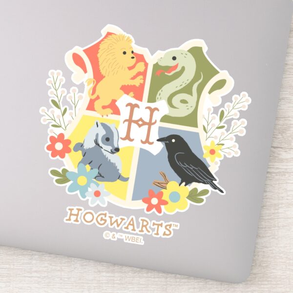 Magical_Blooms_HOGWARTS™_Crest_Sticker_1 Magical Blooms HOGWARTS™ Crest Sticker