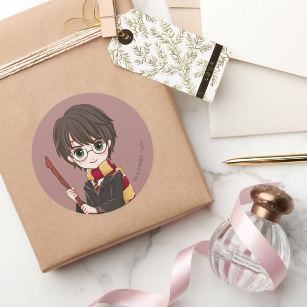 Magical_HARRY_POTTER™_Watercolor_Classic_Round_Sticker_5 Magical HARRY POTTER™ Watercolor Classic Round Sticker