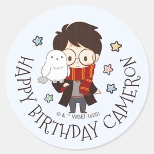 Magical_HARRY_POTTER™_and_Hogwarts_Birthday_Classic_Round_Sticker_1 Magical HARRY POTTER™ And Hogwarts Birthday Classic Round Sticker