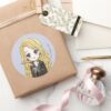 Magical_Luna_Lovegood_Watercolor_Classic_Round_Sticker_5 Magical Luna Lovegood Watercolor Classic Round Sticker