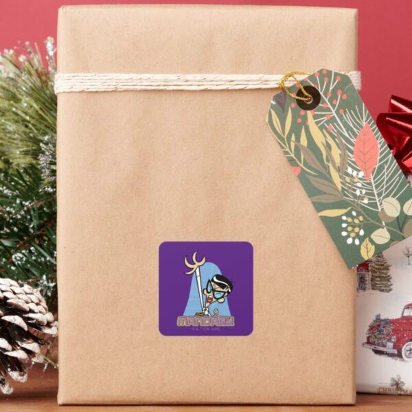 Mandark_Character_Name_Graphic_Square_Sticker_6 Mandark Character Name Graphic Square Sticker