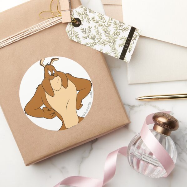 Marc_Antony_Happy_Classic_Round_Sticker_5 Marc Antony Happy Classic Round Sticker