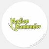 Martian_Manhunter_Logo_Classic_Round_Sticker_1 Martian Manhunter Logo Classic Round Sticker