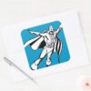 Martian_Manhunter_Soars_3_Square_Sticker_3 Martian Manhunter Soars 3 Square Sticker