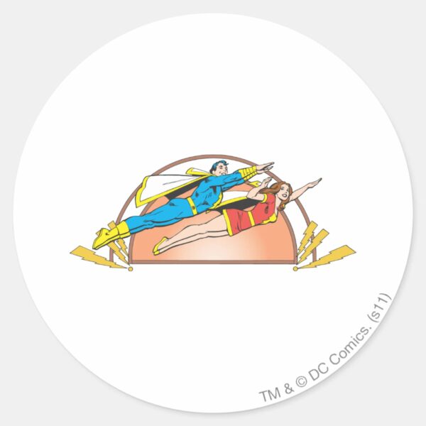 Mary_&_Junior_Fly_Classic_Round_Sticker_1 Mary Junior Fly Classic Round Sticker