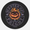 Master_of_Fright_-_Flaming_Pumpkin_Head_Classic_Round_Sticker_1 Master Of Fright Flaming Pumpkin Head Classic Round Sticker