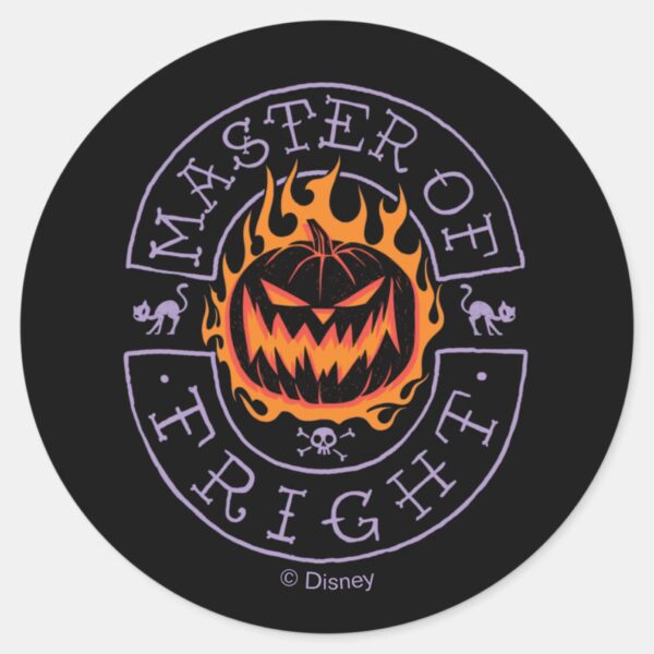 Master_of_Fright_-_Flaming_Pumpkin_Head_Classic_Round_Sticker_1 Master Of Fright Flaming Pumpkin Head Classic Round Sticker