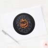 Master_of_Fright_-_Flaming_Pumpkin_Head_Classic_Round_Sticker_3 Master Of Fright Flaming Pumpkin Head Classic Round Sticker