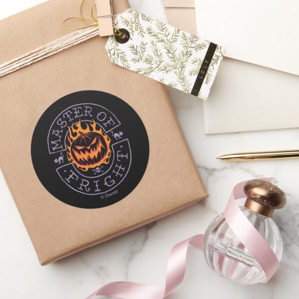 Master_of_Fright_-_Flaming_Pumpkin_Head_Classic_Round_Sticker_5 Master Of Fright Flaming Pumpkin Head Classic Round Sticker