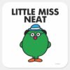 Meet_Little_Miss_Neat_Square_Sticker_1 Meet Little Miss Neat Square Sticker