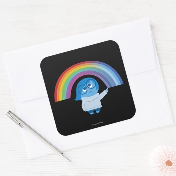 Melancholy_Spirals_Square_Sticker_3 Melancholy Spirals Square Sticker
