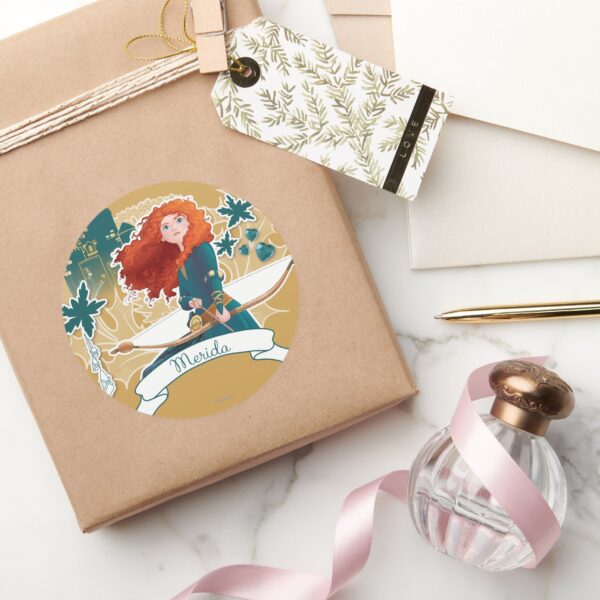 Merida_-_Brave_Princess_Classic_Round_Sticker_5 Merida Brave Princess Classic Round Sticker