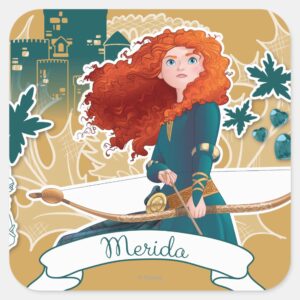 Merida_-_Brave_Princess_Square_Sticker_1 Merida Brave Princess Square Sticker