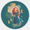 Merida_-_Confidence_Makes_Me_Brave_Classic_Round_Sticker_1 Merida Confidence Makes Me Brave Classic Round Sticker