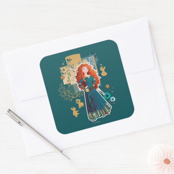 Merida Confidence Makes Me Brave Square Sticker