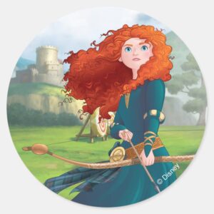 Merida Lets Do This Classic Round Sticker