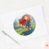 Merida___Let's_Do_This_Classic_Round_Sticker_3 Merida Lets Do This Classic Round Sticker