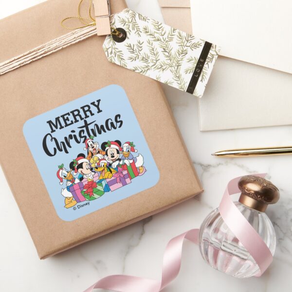 Merry_Christmas___Holiday_Cheer_Group_Square_Sticker_5 Merry Christmas Holiday Cheer Group Square Sticker