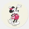 Merry_Christmas___Mickey_Mouse_Vintage_Santa_Claus_Classic_Round_Sticker_1 Merry Christmas Mickey Mouse Vintage Santa Claus Classic Round Sticker