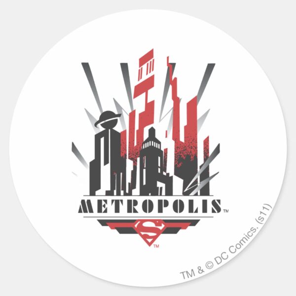 Metropolis_Art_Deco_Classic_Round_Sticker_1 Metropolis Art Deco Classic Round Sticker