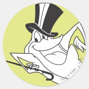 Michigan J. Frog Dancing Classic Round Sticker