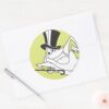 Michigan_J._Frog_Dancing_Classic_Round_Sticker_3 Michigan J. Frog Dancing Classic Round Sticker