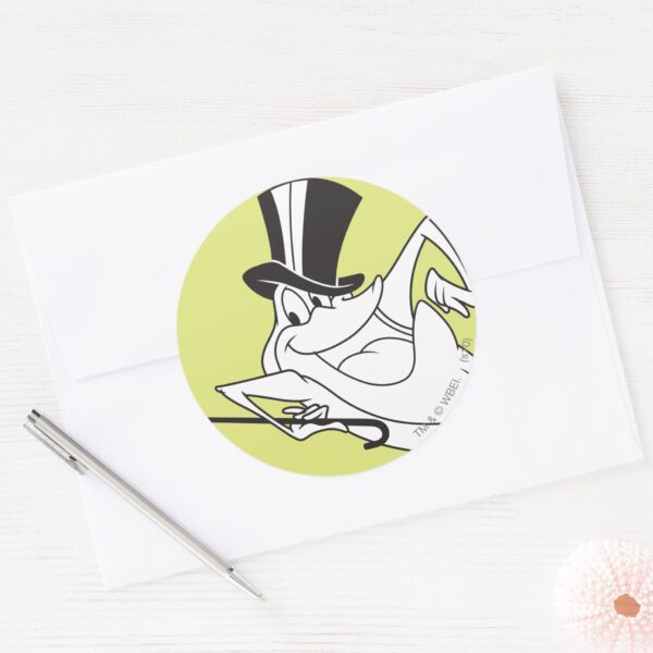 Michigan_J._Frog_Dancing_Classic_Round_Sticker_3 Michigan J. Frog Dancing Classic Round Sticker