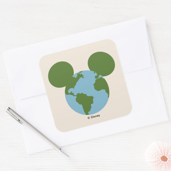 Mickey_Earth_Icon_Square_Sticker_3 Mickey Earth Icon Square Sticker