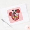 Mickey Mickey Clubhouse Head Icon Square Sticker