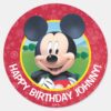 Mickey_Mouse_Birthday_Classic_Round_Sticker_2 Mickey Mouse Birthday Classic Round Sticker