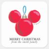 Mickey_Mouse_Christmas_Ornament_-_Personalized_Square_Sticker_1 Mickey Mouse Christmas Ornament Personalized Square Sticker