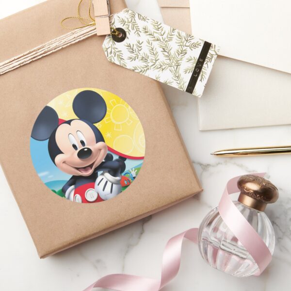Mickey_Mouse_Clubhouse___Playhouse_Classic_Round_Sticker_5 Mickey Mouse Clubhouse Playhouse Classic Round Sticker
