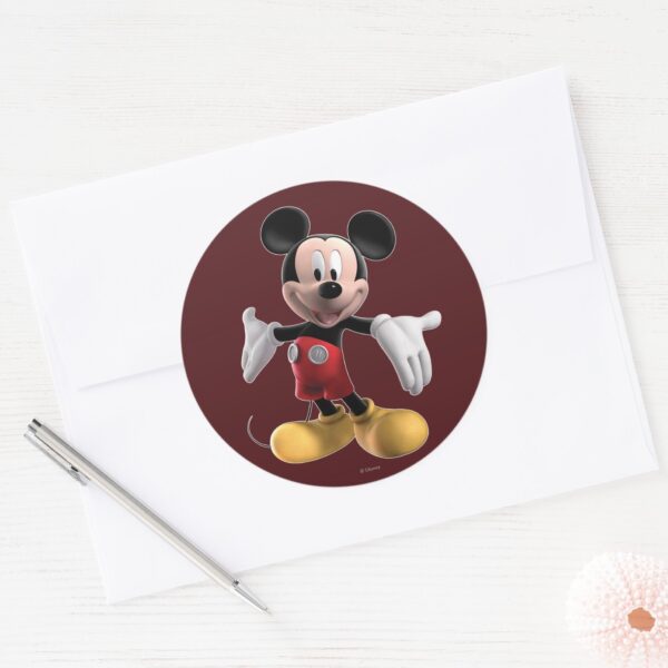 Mickey_Mouse_Clubhouse___Welcome_Classic_Round_Sticker_3 Mickey Mouse Clubhouse Welcome Classic Round Sticker