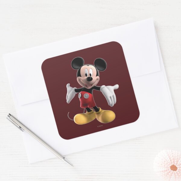 Mickey Mouse Clubhouse Welcome Square Sticker