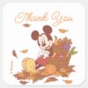 Mickey_Mouse_Fall_Harvest_Pumpkin_Thank_You_Square_Sticker_2 Mickey Mouse Fall Harvest Pumpkin Thank You Square Sticker