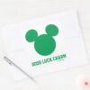 Mickey_Mouse_Good_Luck_Charm___St._Patrick's_Day_Square_Sticker_3 Mickey Mouse Good Luck Charm St. Patricks Day Square Sticker